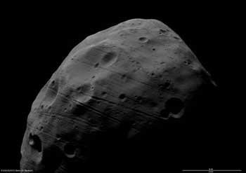 欧洲火星探测器近距离拍下火卫一照片(图)