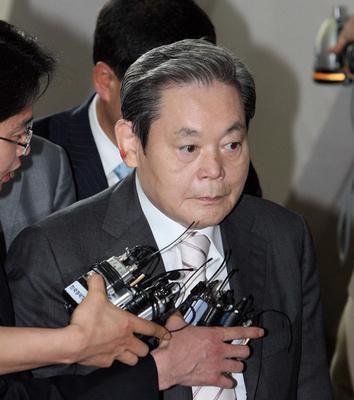 三星集团前总裁李健熙放弃上诉