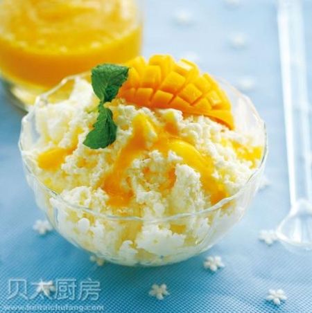 妈妈甜品:芒果酸奶冰_营养