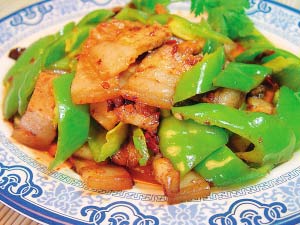 尖椒炒回锅肉