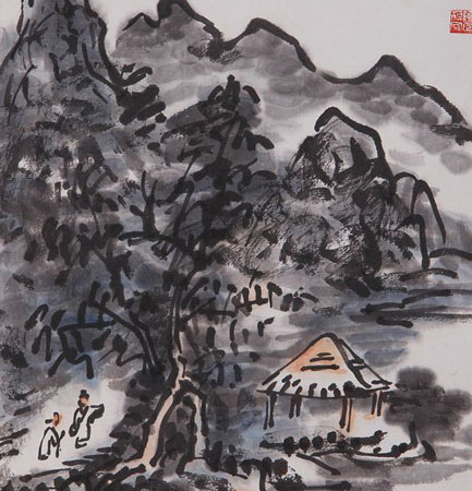 著名画家常道先生中国画展在京举办