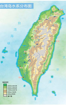 台湾的河流大小共152条