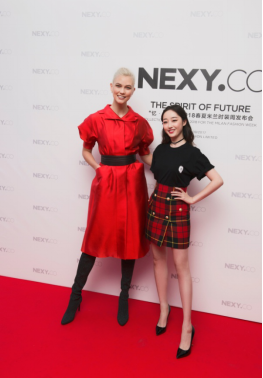 NEXY.CO携手学霸超模Karlie Kloss,惊艳米兰时装周