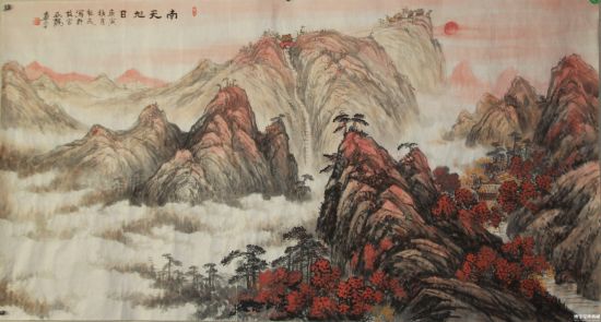 宫廷画家祖莪深远意境显中国山水画魅力_藏界人物_新浪收藏_新浪网