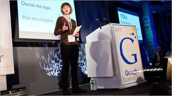 ͼΪһ14ѧڹȸѧ(Google Science Fair)ԼĿ
