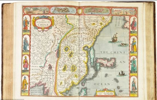 经济台 财经资讯    已有330年历史的精美世界地图册将在明日的英国