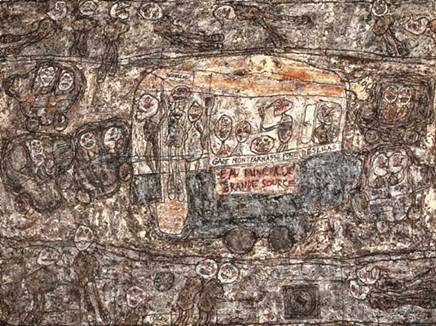 Jean Dubuffet(杜布菲) 1961　(约人民币3022万元，2002佳士得拍卖)