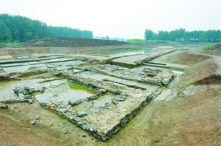 行走大运河采访团到盱眙县寻访泗州古城