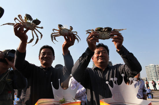 洪泽湖大闸蟹运动会暨蟹王蟹后争霸赛闪亮登场