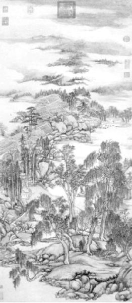 王原祁《江乡春晓图》-图片版权归原作者所有