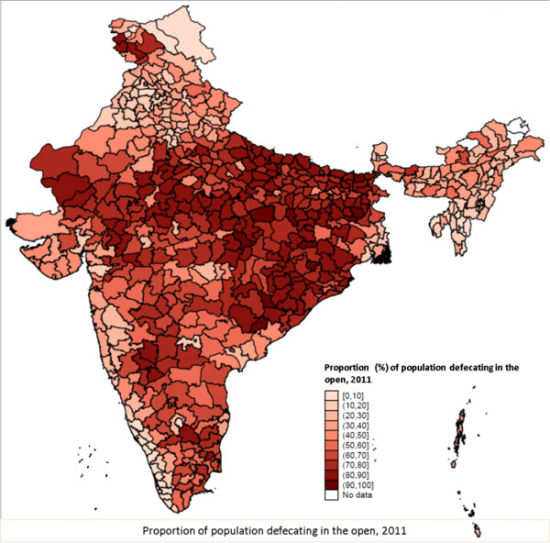 印度人口分布图_印度人口分布