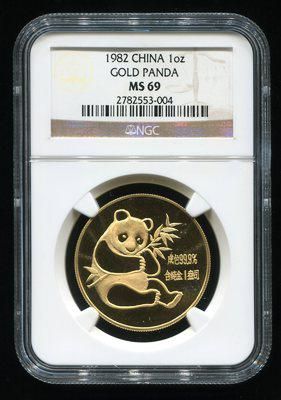 1982年熊猫1盎司普制金币 1982年熊猫1盎司普制金币