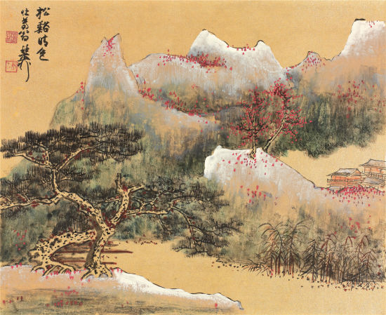 谢稚柳江山粹美册