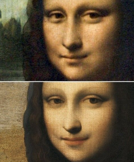 最新研究表明，两幅《蒙娜丽莎》都符合达·芬奇的绘画手法