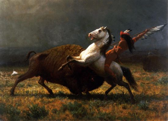 (图片:最后的野牛,阿尔贝特.比尔史伯特作于1888年)