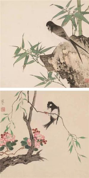 江寒汀(1903-1963) 春色四屏