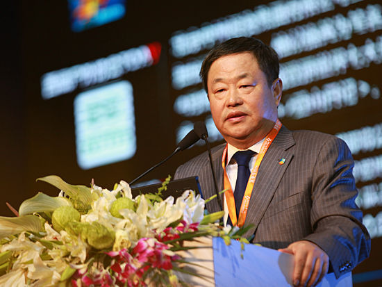 “2012(第十一届)中国企业领袖年会”于2012年12月7日-9日在北京举行。上图为中粮集团董事长宁高宁。(图片 来源：新浪财经 梁斌   摄)