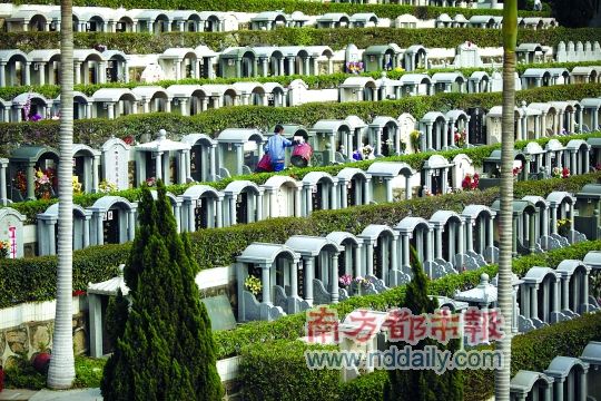 "   虽然3平米的墓地起价是1.5万元,不过记者在墓园询问