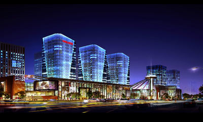 塔南贸街沈阳新天地广场项目效果图