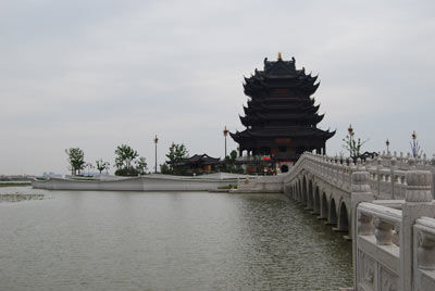 全国网媒携手同游苏州千年古刹重元寺(图)