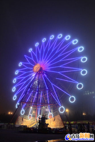 啤酒城全城亮化 梦幻灯光开启炫动狂欢夜(组图)
