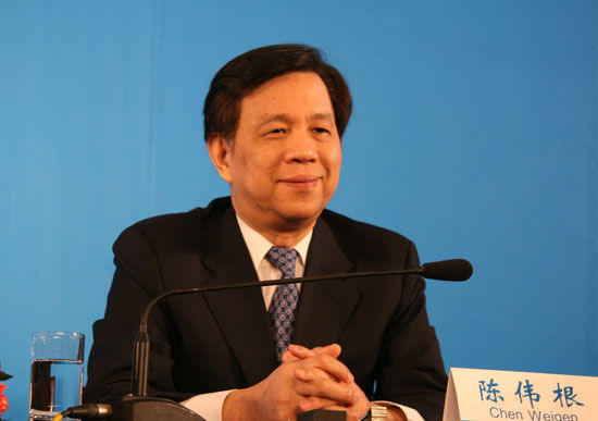 吉林省副省长陈伟根 第八届东北亚博览会新闻发布会在北京召开(组图)