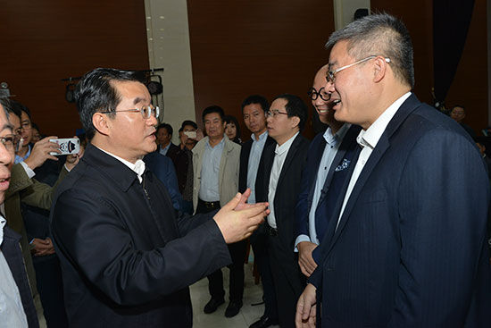 “双创促转型河北在行动”系列主题活动启动仪式现场来宾 “双创促转型河北在行动”系列主题活动启动