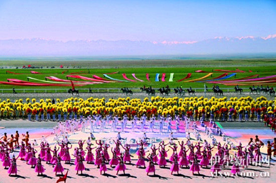 开幕式现场 2015中国新疆伊犁天马国际旅游节开幕