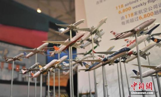 第22届世界航线发展大会现场 第22届世界航线发展大会举行 现场热闹非凡