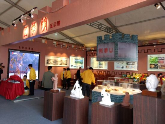 五华馆一角 第四届客家文博会再现秦汉古风