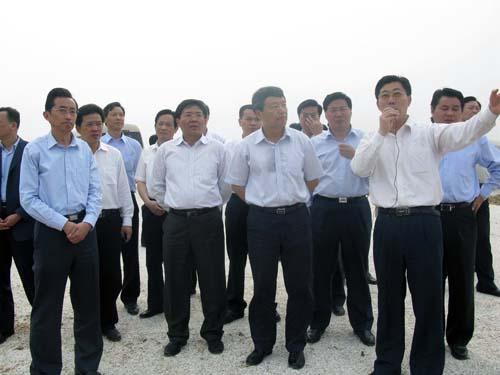国土资源部部长徐绍史来肥东县考察土地及宅基