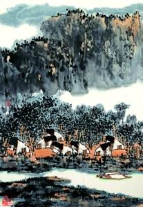 读曾秀龙的中国水墨山水画