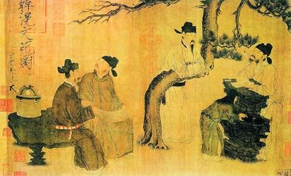 五代时期 文苑图 赏析