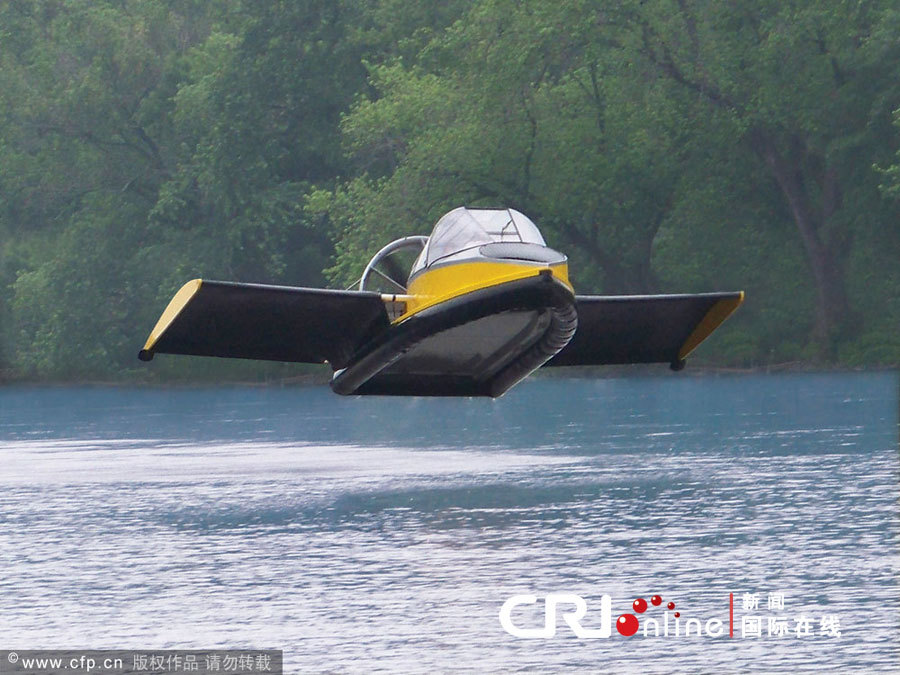 美国打造会飞的气垫船 可飞16米高售价19万美