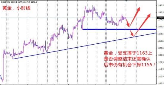 孙本伟：黄金调整难持续，短线高位震荡！