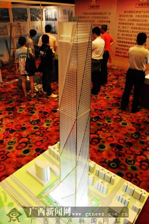 广西南宁将建超450米高楼(组图)