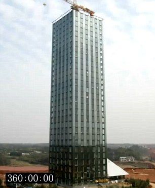 湖南:15天建成30层酒店 称可抗9级地震(组图)