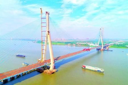 沌口大桥 最宽长江大桥沌口大桥将合龙 2017年底建成通车