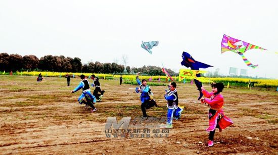 北川孩子放起风筝 北川孩子放起风筝