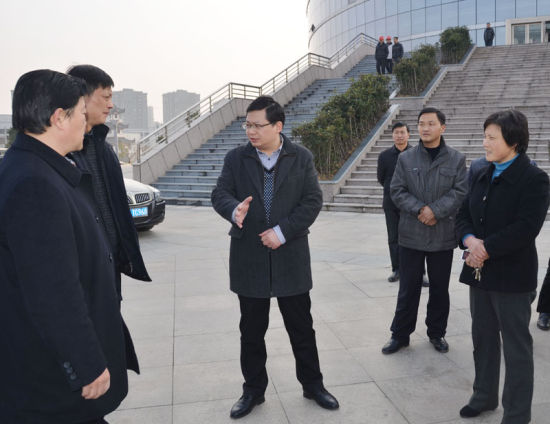 徐生彬,朱仲平,肖圣英到庐江大剧院和餐饮住宿单位检查"两会"准备工作