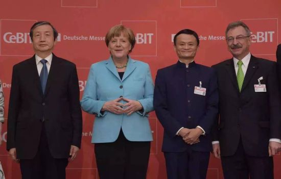 马云德国汉诺威电子展讲数据经济|阿里巴巴|马