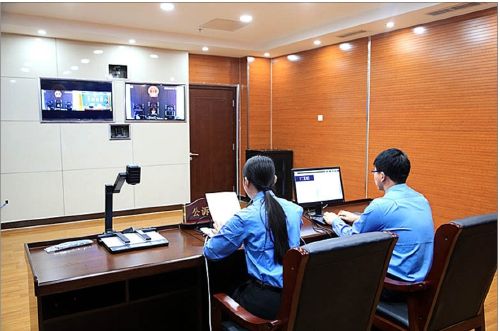 内蒙古首个远程视频庭审系统在宁城检察院启