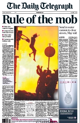 The Daily Telegraph: Rule of the mob