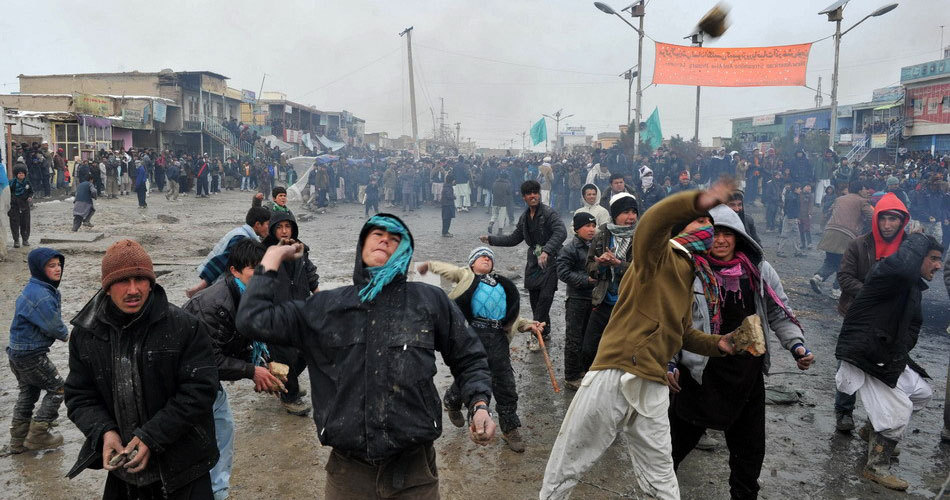 Afghans protest Koran burning