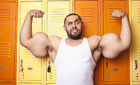 2013吉尼斯纪录问世-最大肱二头肌如腰粗