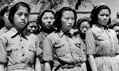 抗战时国军女兵的英姿