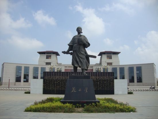 河南虞城县有木兰文化乡之称,图为木兰文化广