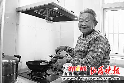 运城百姓高兴的用上了天然气(图)