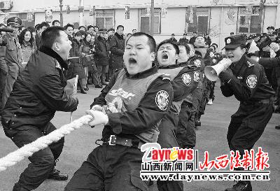 太原市公安局举办迎新春文体活动(图)