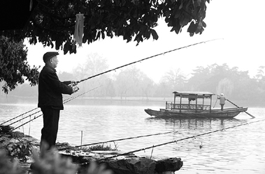 杭州西湖开放垂钓区域